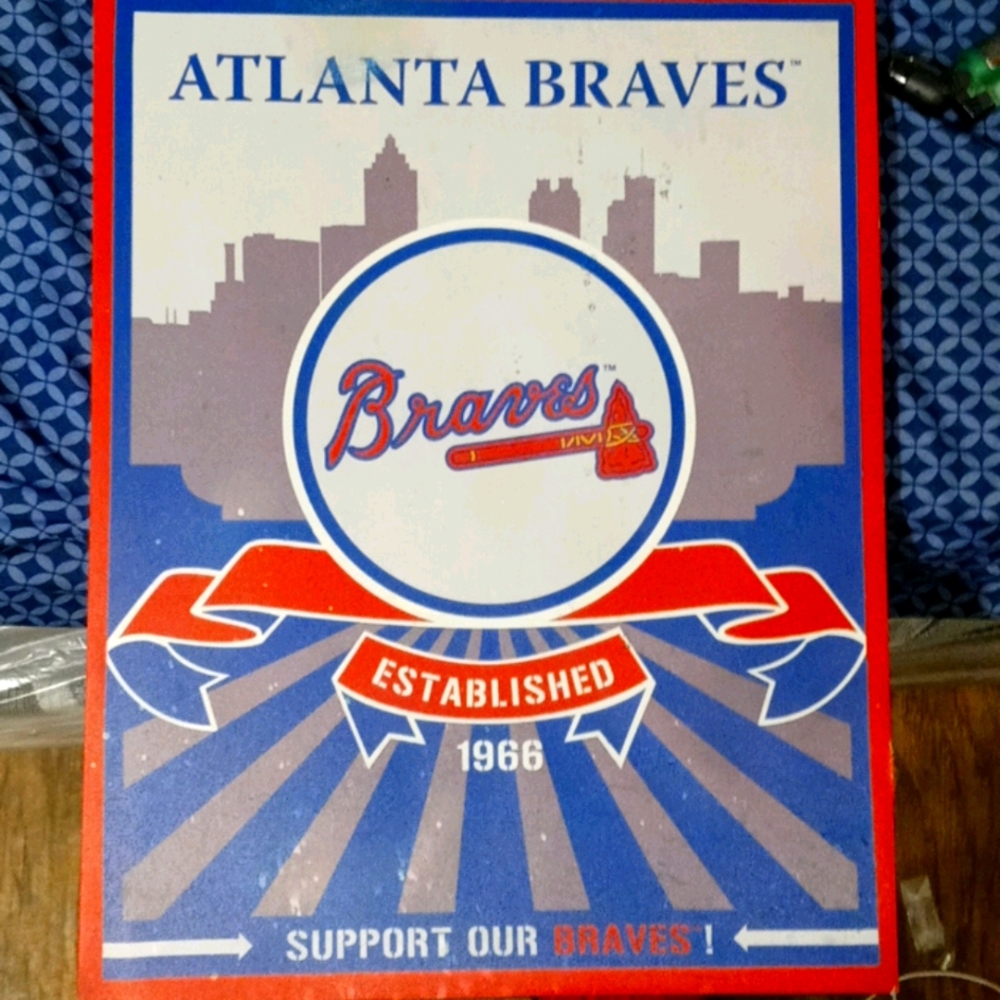 Atlanta Braves wall poster framed